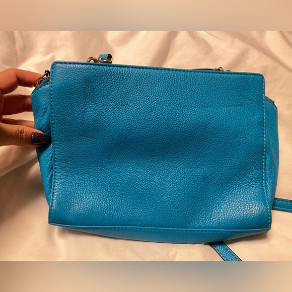 Kate Spade | Pebbled Leather Turquoise Cross Body Bag | 9 x 7 x 1.5 inches - Picture 11 of 11